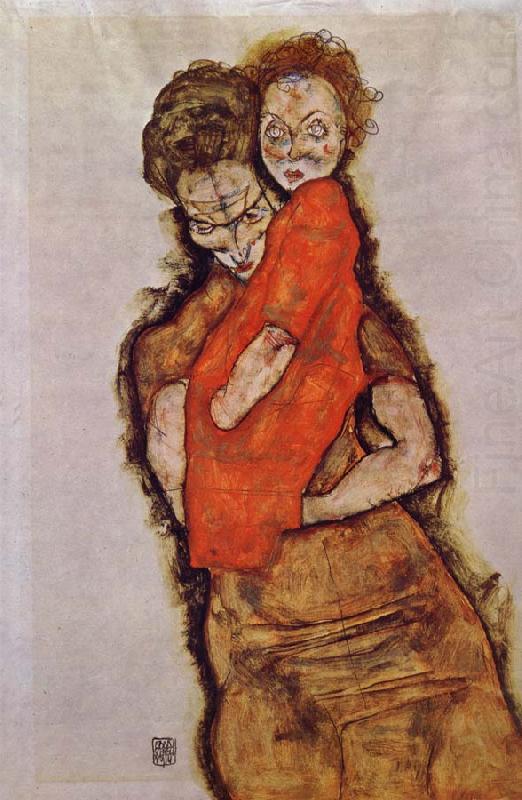 Mother and Child, Egon Schiele